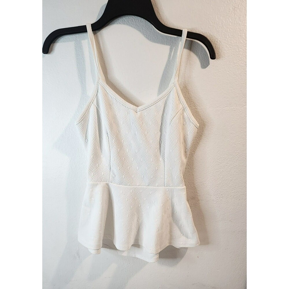 Neblina By Urban Episode Women’s Teal Peplum Blouse Size M color Beige